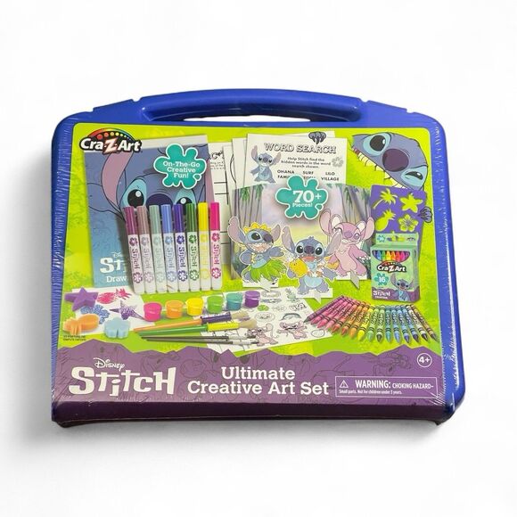Disney Lilo Stitch Kids Ultimate Creative Arts & Crafts Set Cra-Z-Art - Picture 1 of 7